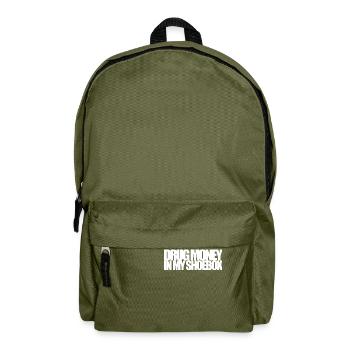 Argent de la drogue dans ma boîte à chaussures - Sac à dos - vert olive - Devant