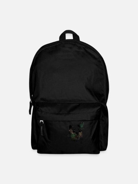 Aquarell-Panda-Bär - Rucksack - Schwarz