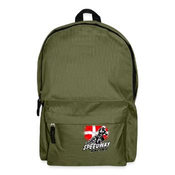 Speedway - Denmark Flag - Backpack - olive green - Front