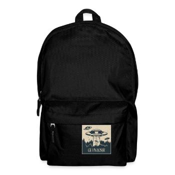 Extraterrestrial UFO Funny Space Gift - Backpack - black - Front