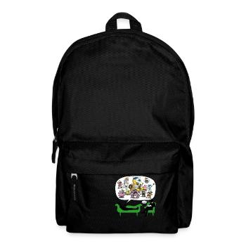 therapeut_psychologe_10201603 - Rucksack - Schwarz - Vorne