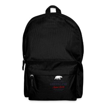 Greenland - Polar Bear - Grönland - Eisbär - Rucksack - Schwarz - Vorne