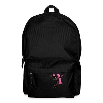 handball frauen - Rucksack - Schwarz - Vorne