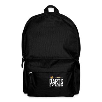 Darts Dart Dartspieler Dartboard - Rucksack - Schwarz - Vorne