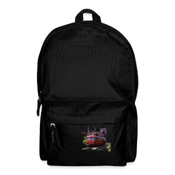 Rail bus, 1970s Ruhr area, train, train - Backpack - black - Front