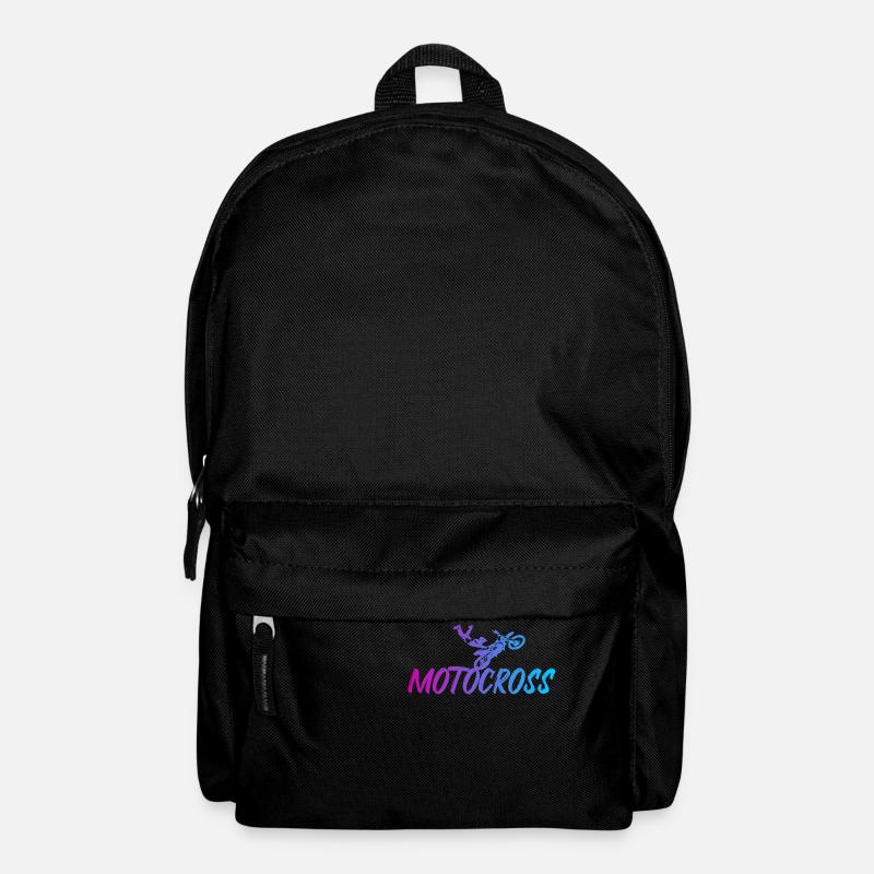 Motocross - Rucksack - Schwarz