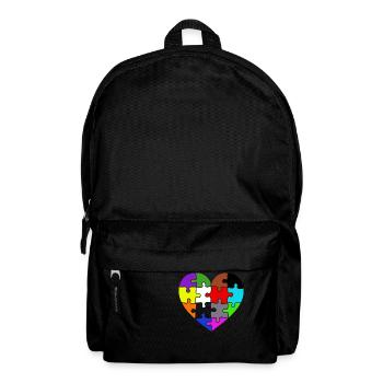 Herzpuzzel - Backpack - black - Front