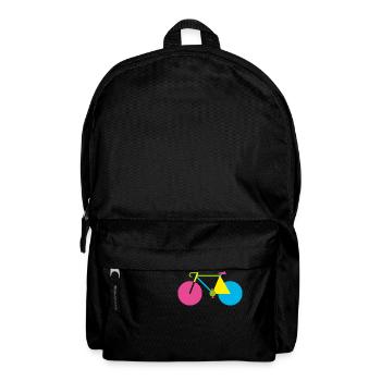 Bicycle art racing bike - Backpack - black - Front