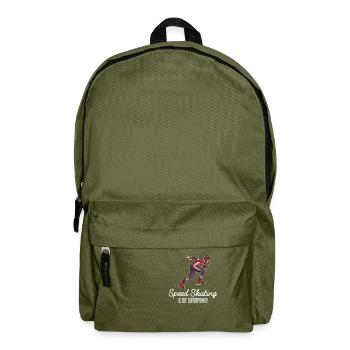 Speed Skating Is My Superpower - Backpack - olive green - Front