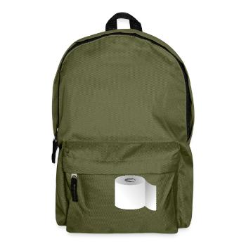 Papier toilette - Sac à dos - vert olive - Devant