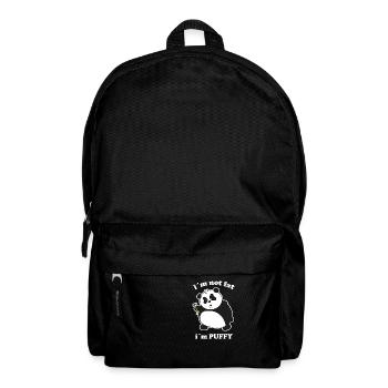 I am not fat panda - Backpack - black - Front