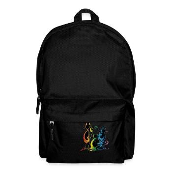 Cat family - Backpack - black - Front