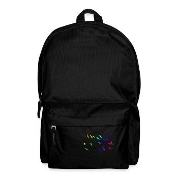 Flock of birds - Backpack - black - Front