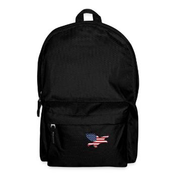 Eagle USA flag - Backpack - black - Front