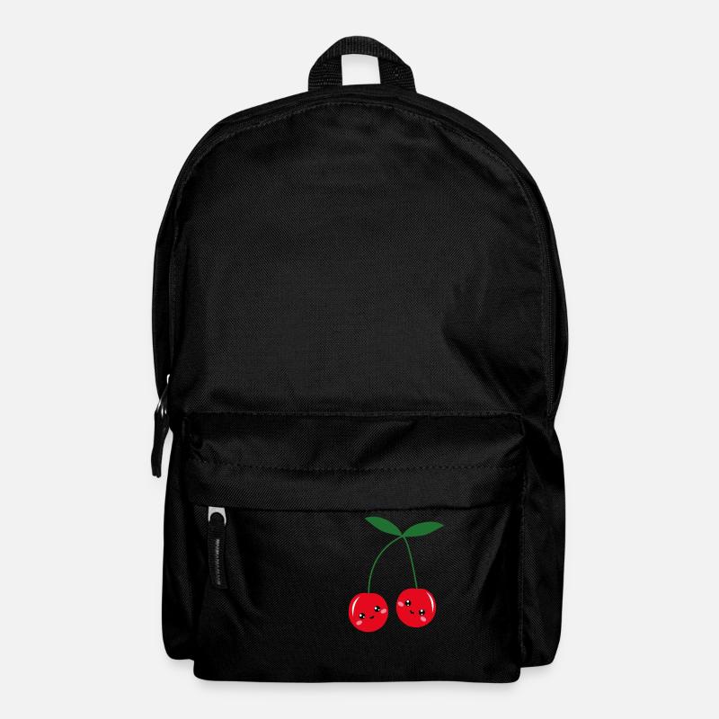 Kawaii cherries - Backpack - black