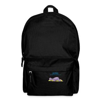 Inge Hippo Yoga Pose 2 "Relaxed on the beach" - Backpack - black - Front