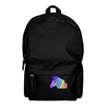 Zebra - Rucksack - Schwarz - Vorne