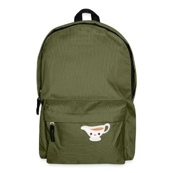 Braten Soße - Rucksack - Olivgrün - Vorne