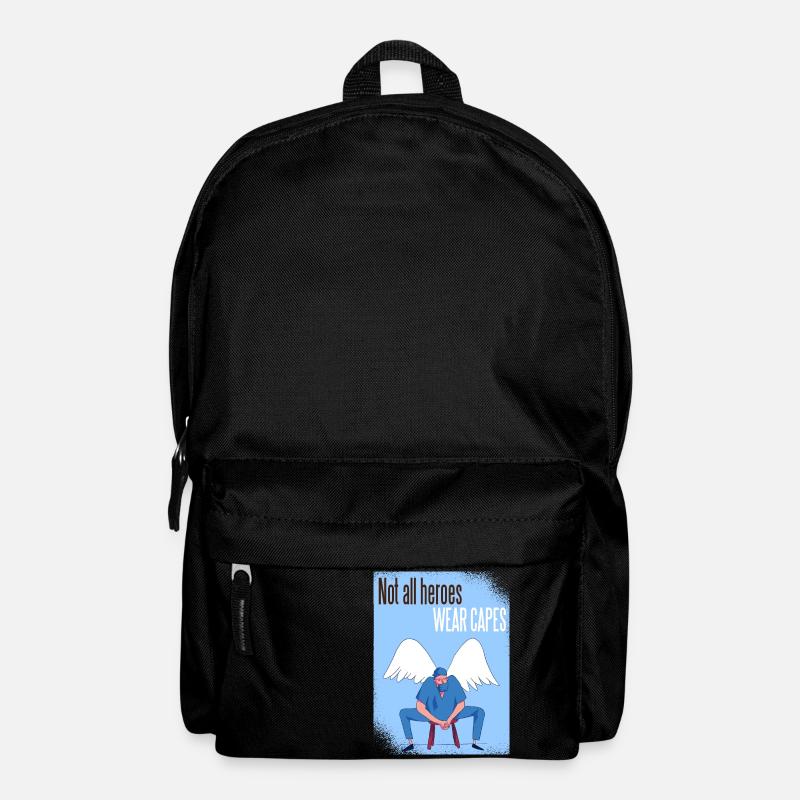 Not all heroes wear capes Arzt Krankenschwester - Rucksack - Schwarz