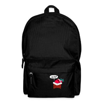 Santa Claus Christmas Christmas XMAS na great - Backpack - black - Front