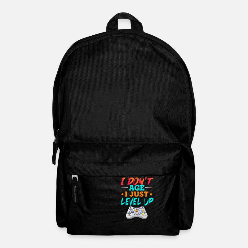 Old gamer gamer - Backpack - black