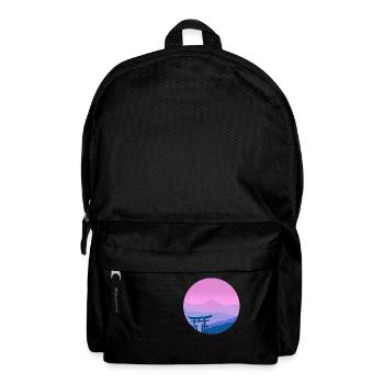 Vaporwave Japan - Backpack - black - Front
