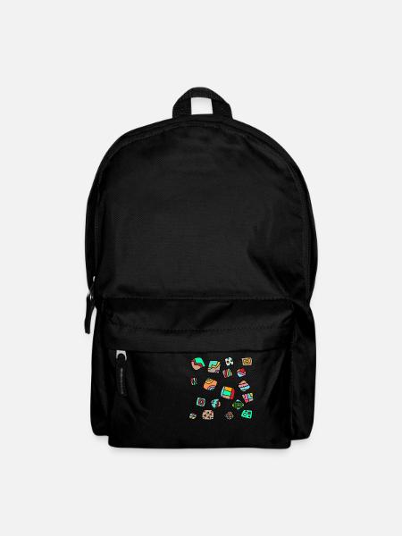 Multicolored dice - Rucksack - Schwarz