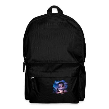 Double Exposure Kite Surfing Adventure Gift - Backpack - black - Front
