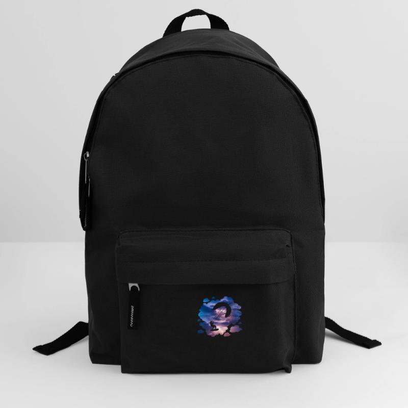 Double Exposure Kite Surfing Adventure Gift Backpack