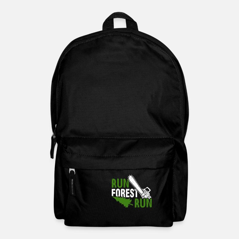 Lumberjack guy chainsaw forester - Backpack - black