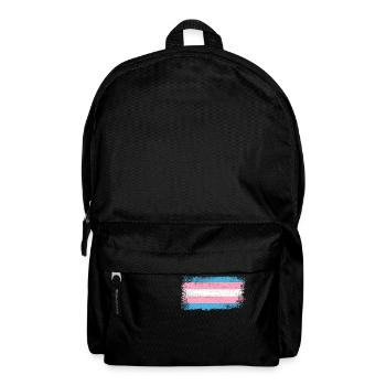Transgender Flag - Backpack - black - Front
