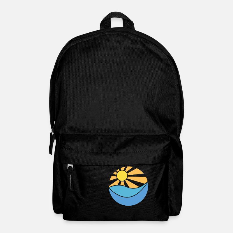 Soleil et mer - Sac à dos - noir
