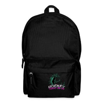 hockey girl field hockey turns hockey player ladies - Backpack - black - Front