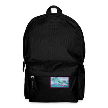 winterbader eisbader eisbär modern mint arktis - Rucksack - Schwarz - Vorne