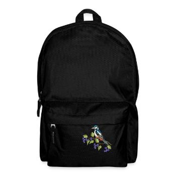Colorful bird - Backpack - black - Front