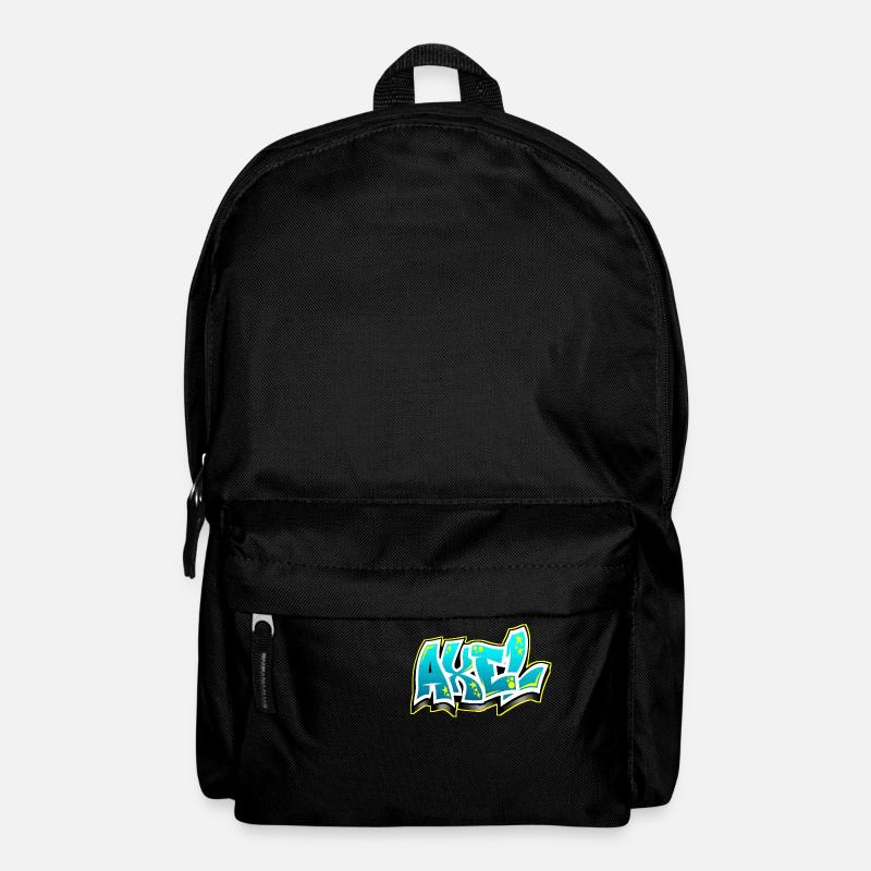 Graffiti Name Axel - Rucksack - Schwarz