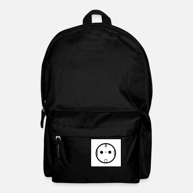 Steckdose - Rucksack - Schwarz