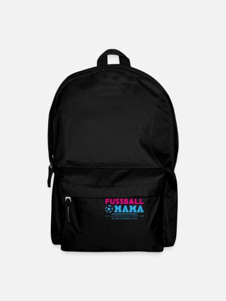 Fußball mama Spiel Geschenk Sport Ball - Rucksack - Schwarz