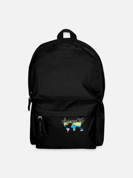 Mappemonde Around the World - Sac à dos - noir