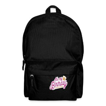 My birthday - Backpack - black - Front