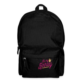 My birthday - Backpack - black - Front