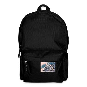 Cadeau de chien de bouledogue français frenchie - Sac à dos - noir - Devant