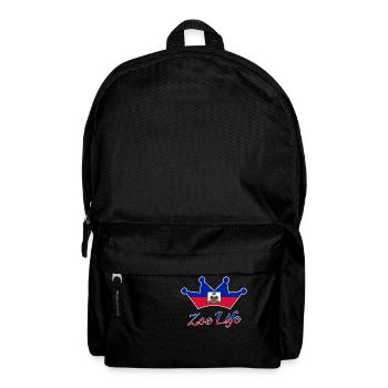Haïtie drapeau Couronne Vie I cadeau idée - Sac à dos - noir - Devant