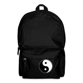 yin yang (yin yang) - Sac à dos - noir - Devant