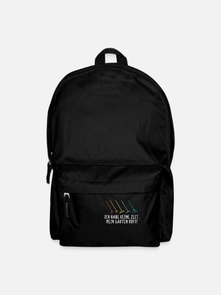 Mein Garten ruft - Hobbygärtner Gartenarbeit - Rucksack - Schwarz
