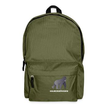 Silberrücken | Gorilla - Rucksack - Olivgrün - Vorne
