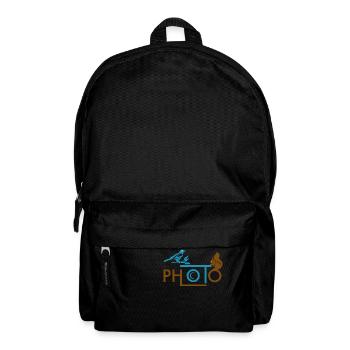 Naturalistisches Foto - Rucksack - Schwarz - Vorne