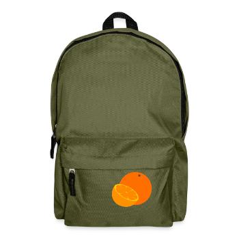 orange - Rucksack - Olivgrün - Vorne
