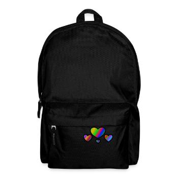 hearts - Rucksack - Schwarz - Vorne