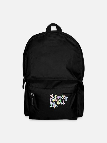 Actually living my best life - Backpack - black